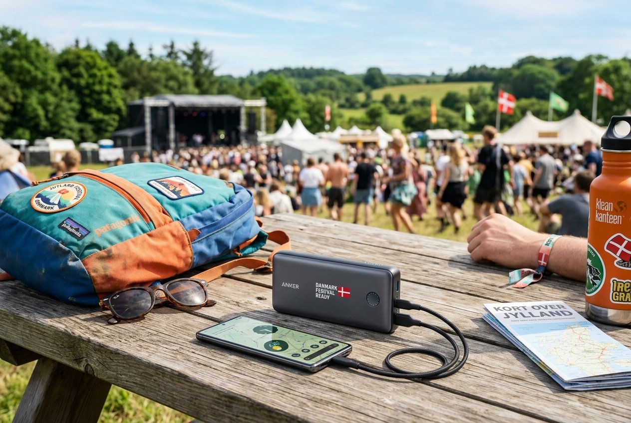 Bedste powerbank til festivaler og udflugter i Jylland