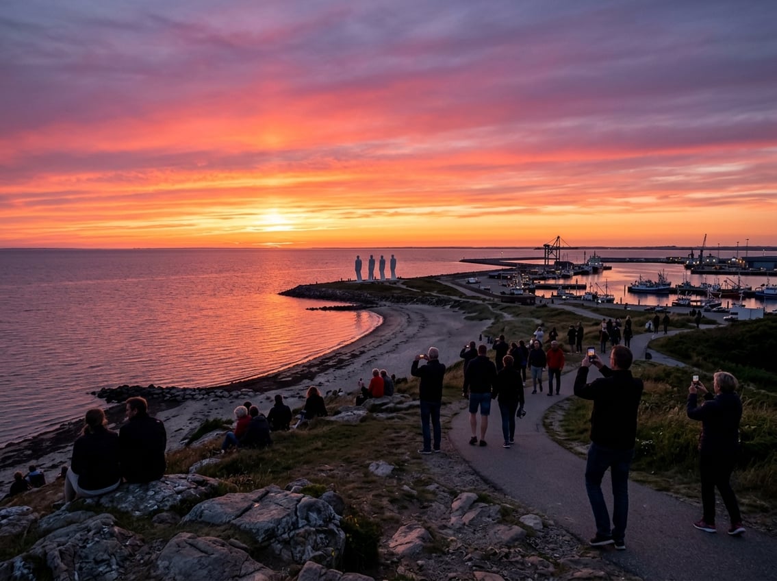 Guide til solnedgang i Esbjerg og gode udsigtspunkter